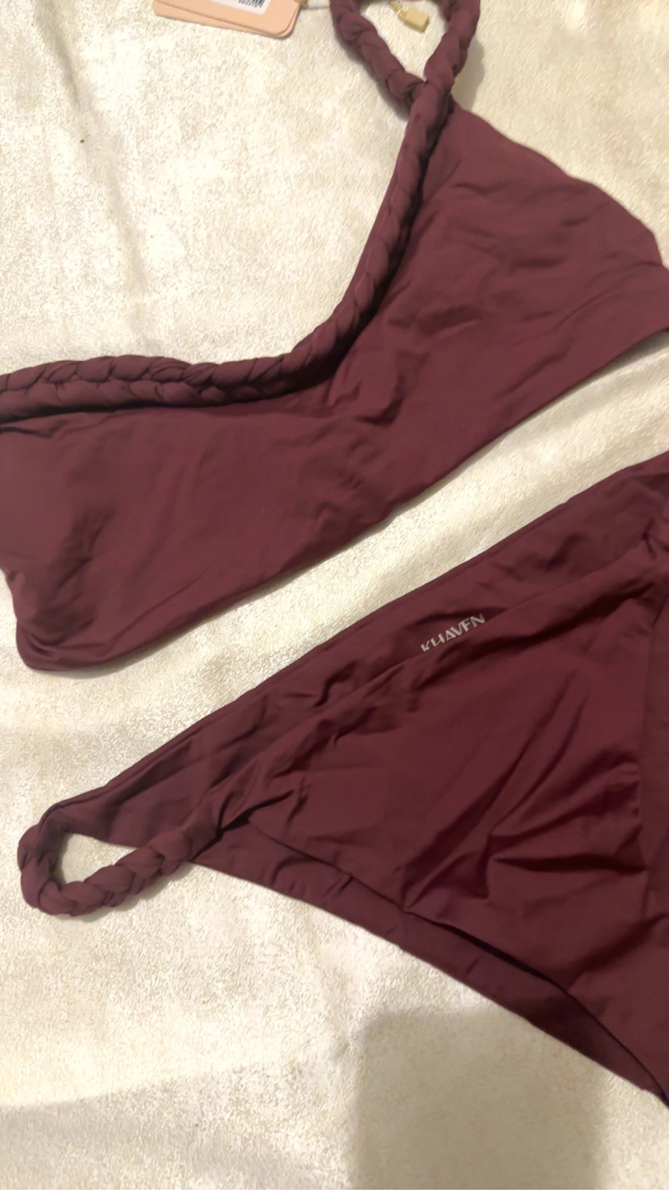 Badpak KHAVEN kleur aubergine-nieuw met etiket-maat M/L – photo 6